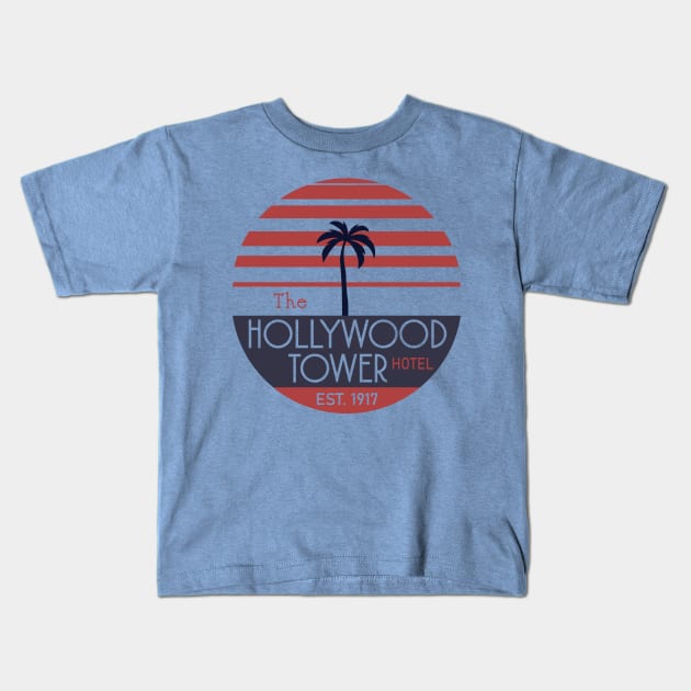 The Hollywood Tower Hotel - The Twilight Zone Tower of Terror Kids T-Shirt by hauntedjack